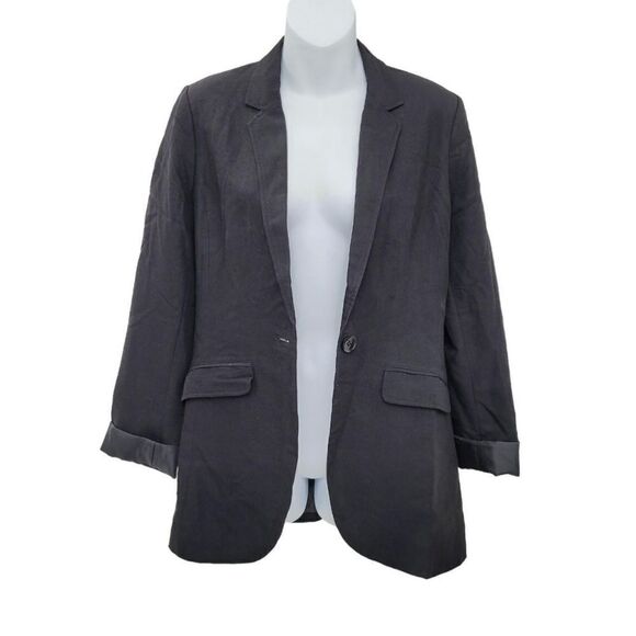 2/$20 Vintage Y2K SmartSet Black Blazer Jacket Size: M - Picture 2 of 8